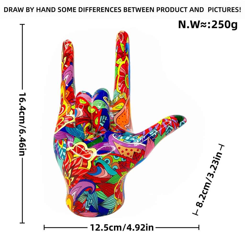 Colorful Hand Sculpture | Kelmera