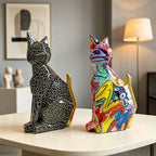Colorful Lion Figure made of High-Quality Resin | Kelmera