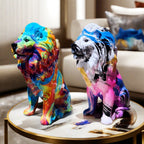 Colorful Lion Sculpture | Kelmera