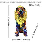 Colorful Lion Sculpture | Kelmera