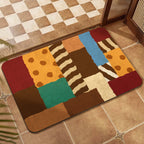 Colorful Patchwork Design Floor Mat | Kelmera