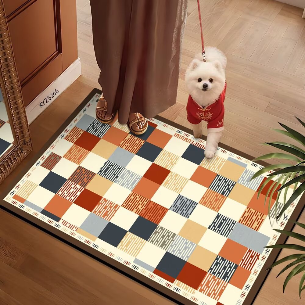 Colorful Patterned Floor Mat | Kelmera