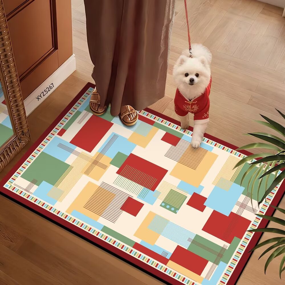 Colorful Patterned Floor Mat | Kelmera