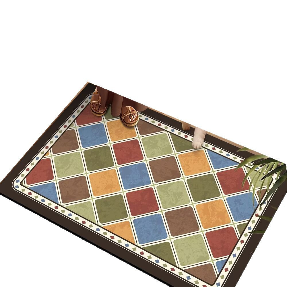 Colorful Patterned Floor Mat | Kelmera