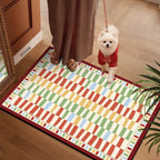 Colorful Patterned Floor Mat | Kelmera