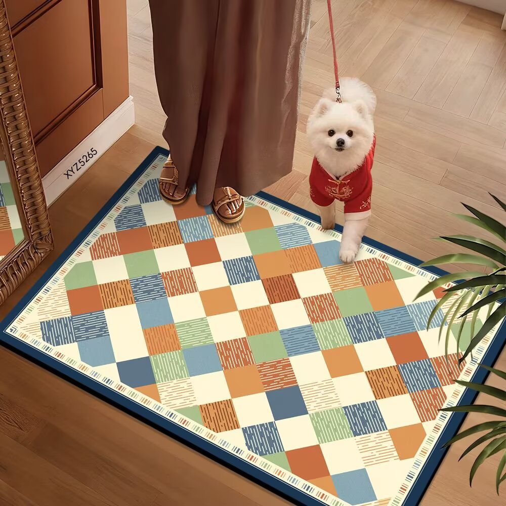 Colorful Patterned Floor Mat | Kelmera