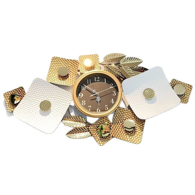 Contemporary Floral Wall Clock Sculpture | Kelmera