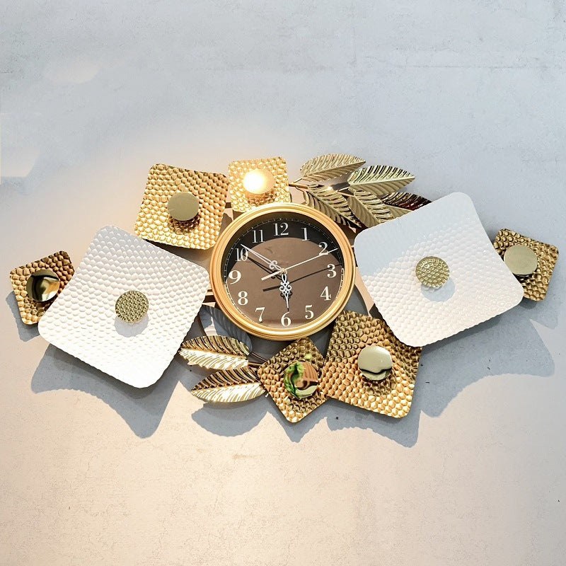 Contemporary Floral Wall Clock Sculpture | Kelmera