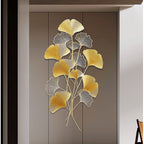 Contemporary Ginkgo Leaf Wall Sculpture | Kelmera