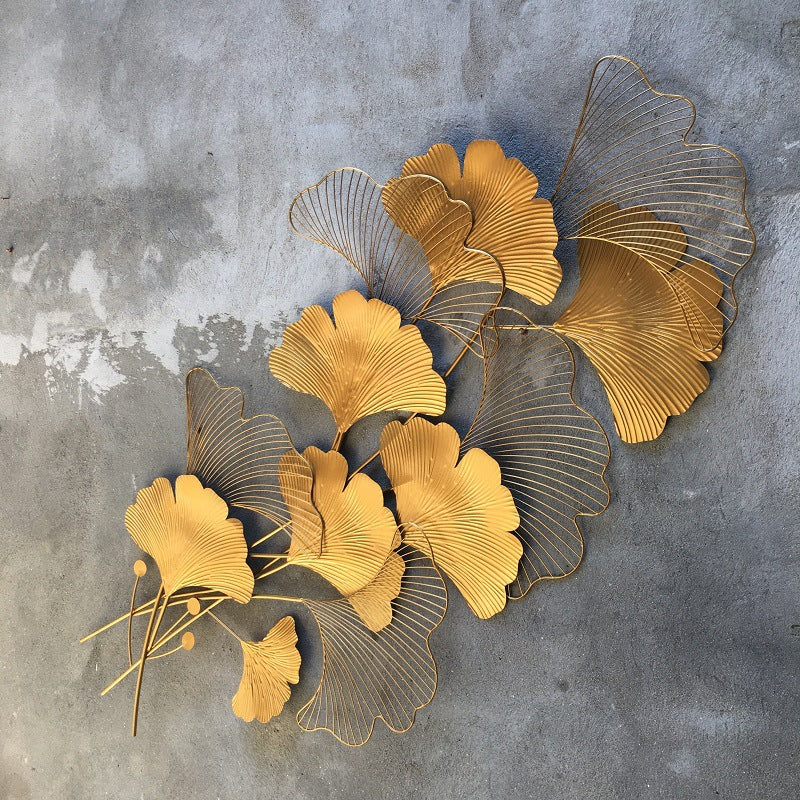 Contemporary Ginkgo Leaf Wall Sculpture | Kelmera