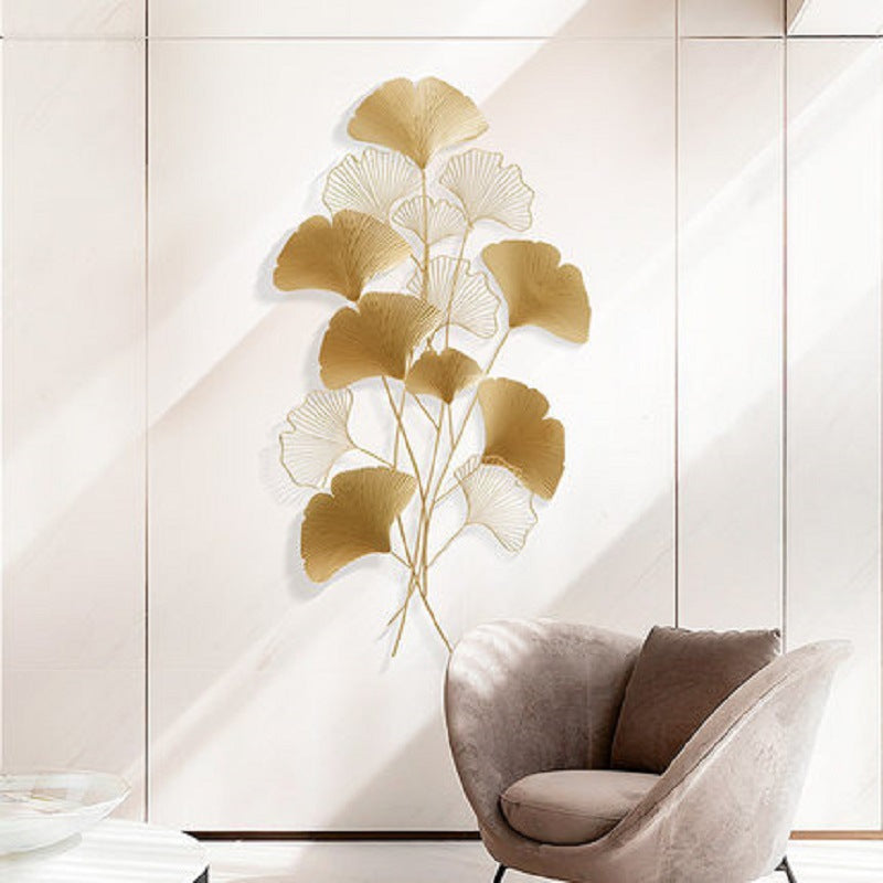 Contemporary Ginkgo Leaf Wall Sculpture | Kelmera