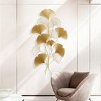 Contemporary Ginkgo Leaf Wall Sculpture | Kelmera