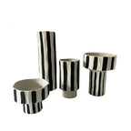 Coreda Striped Ceramic Vase