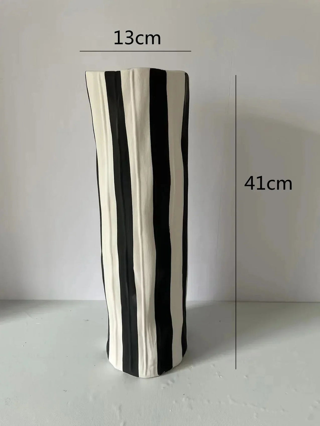 Coreda Striped Ceramic Vase