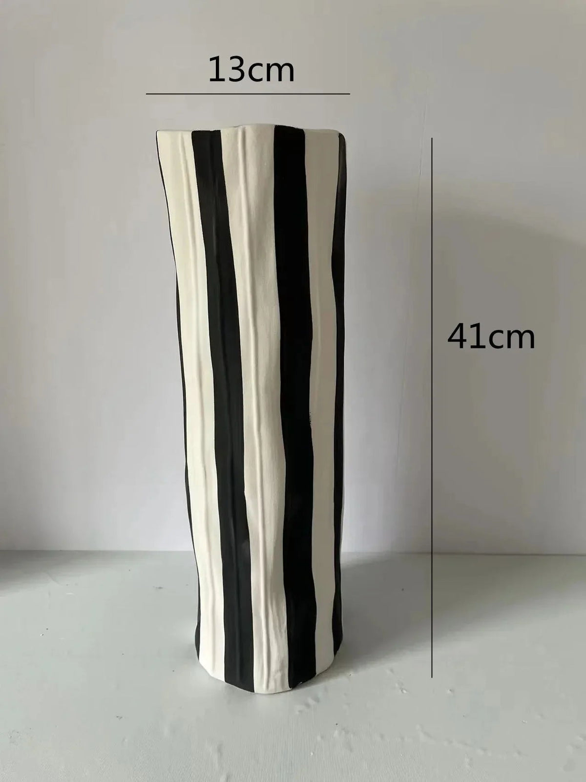 Coreda Striped Ceramic Vase