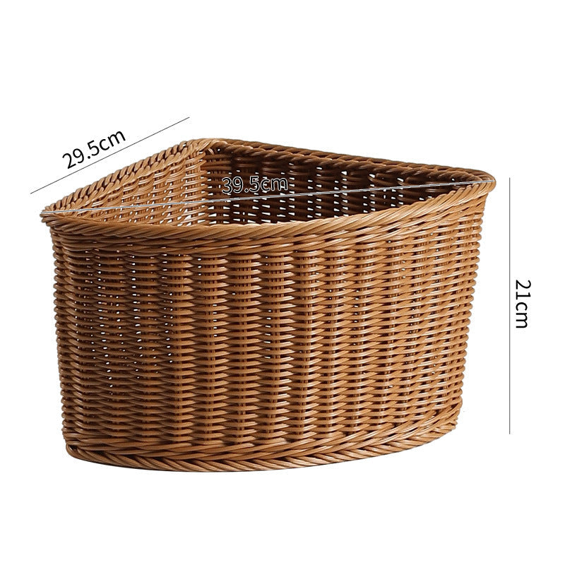 Corner Woven Storage Basket | Kelmera