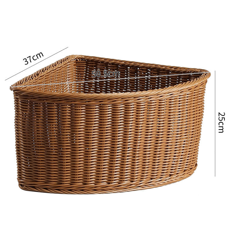 Corner Woven Storage Basket | Kelmera