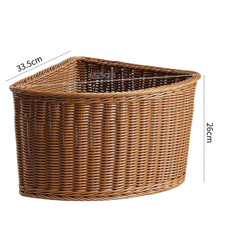 Corner Woven Storage Basket | Kelmera