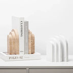 Corvova Travertine Bookends