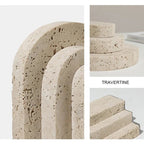 Corvova Travertine Bookends