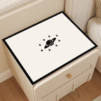 Cosmic-Themed Decorative Nightstand Mat | Kelmera
