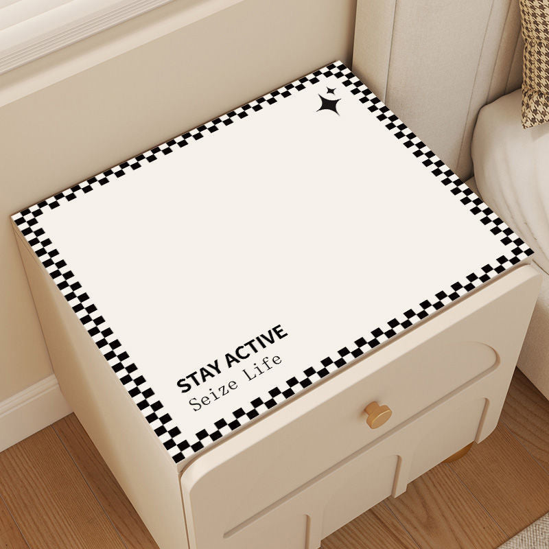 Cosmic-Themed Decorative Nightstand Mat | Kelmera