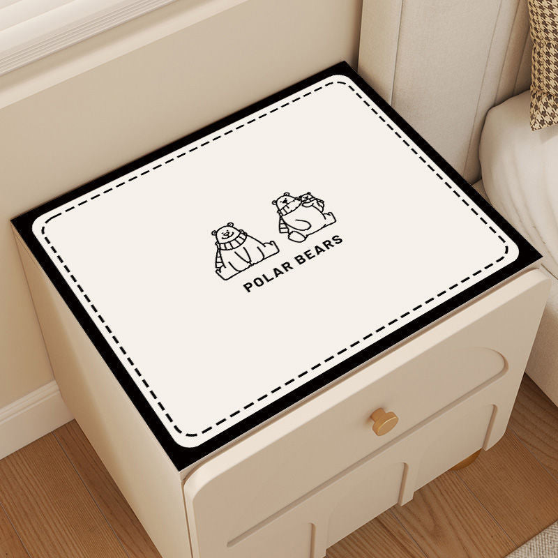 Cosmic-Themed Decorative Nightstand Mat | Kelmera