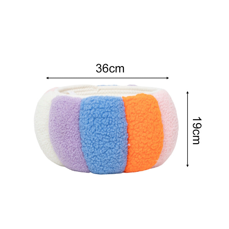 Cozy Storage Basket made of Soft Fleece | Kelmera