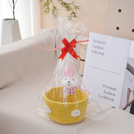 Cozy Storage Basket with Bear Motif | Kelmera