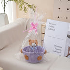 Cozy Storage Basket with Bear Motif | Kelmera