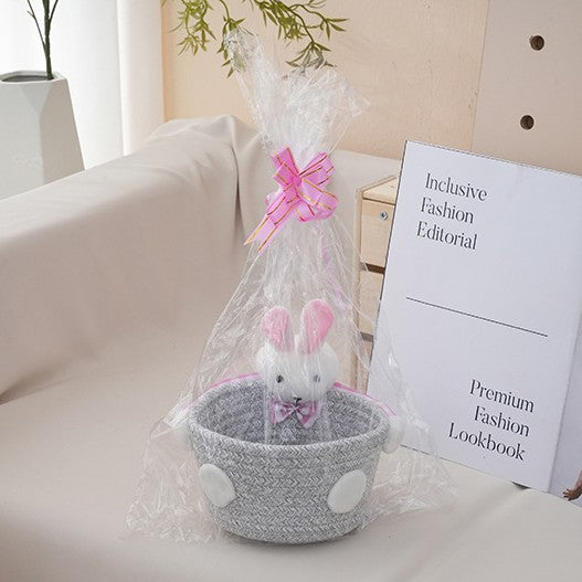 Cozy Storage Basket with Bear Motif | Kelmera