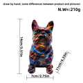 Creative Bulldog Figure made of Hand-Painted Resin | Kelmera