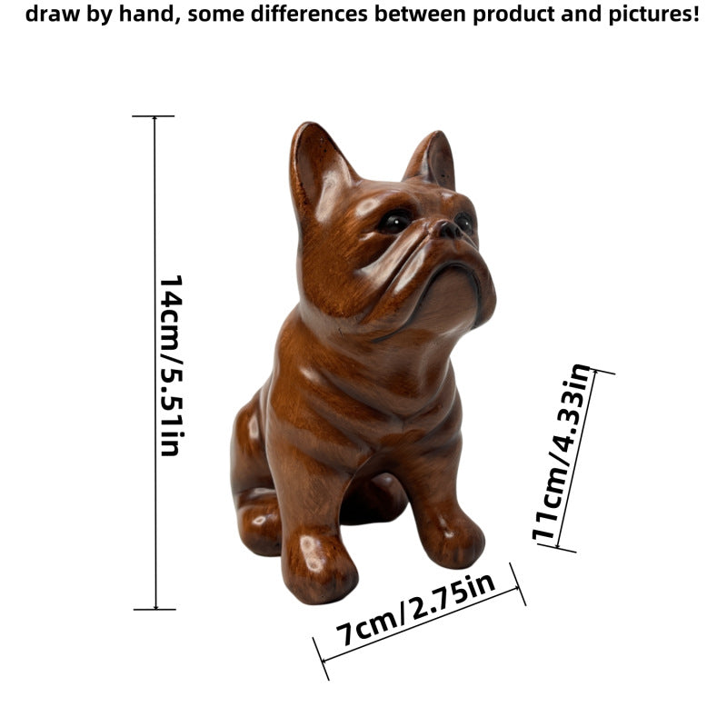 Creative Bulldog Figure made of Hand-Painted Resin | Kelmera