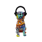 Creative Bulldog Sculpture with Headphones | Kelmera