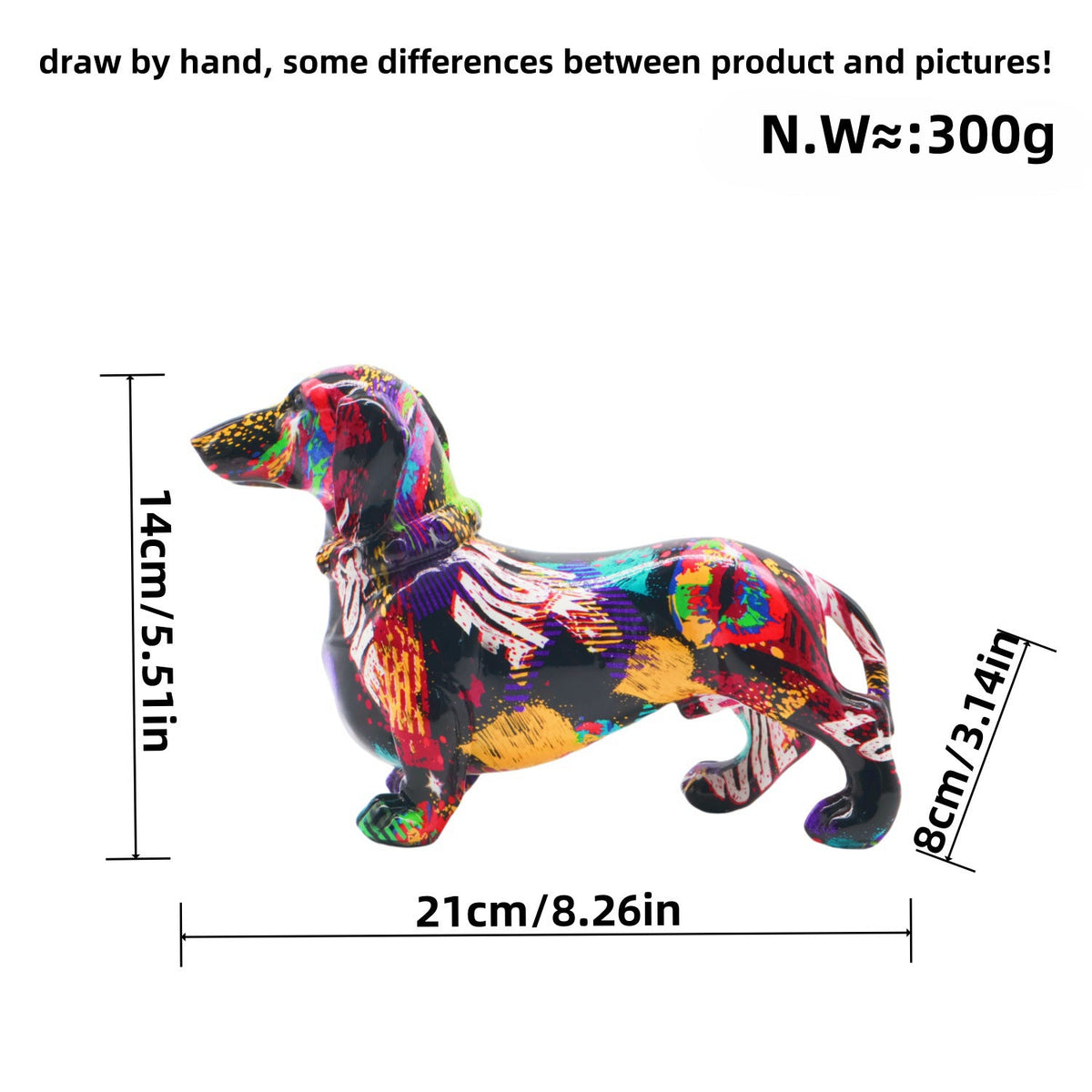 Creative Decorative Figure of a Dachshund | Kelmera