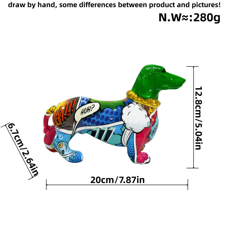Creative Decorative Figure of a Dachshund | Kelmera