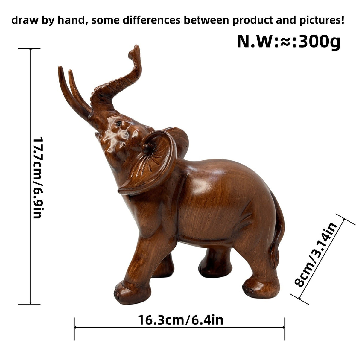 Creative Elephant Figurine with Colorful Design | Kelmera