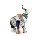 Creative Elephant Figurine with Colorful Design | Kelmera