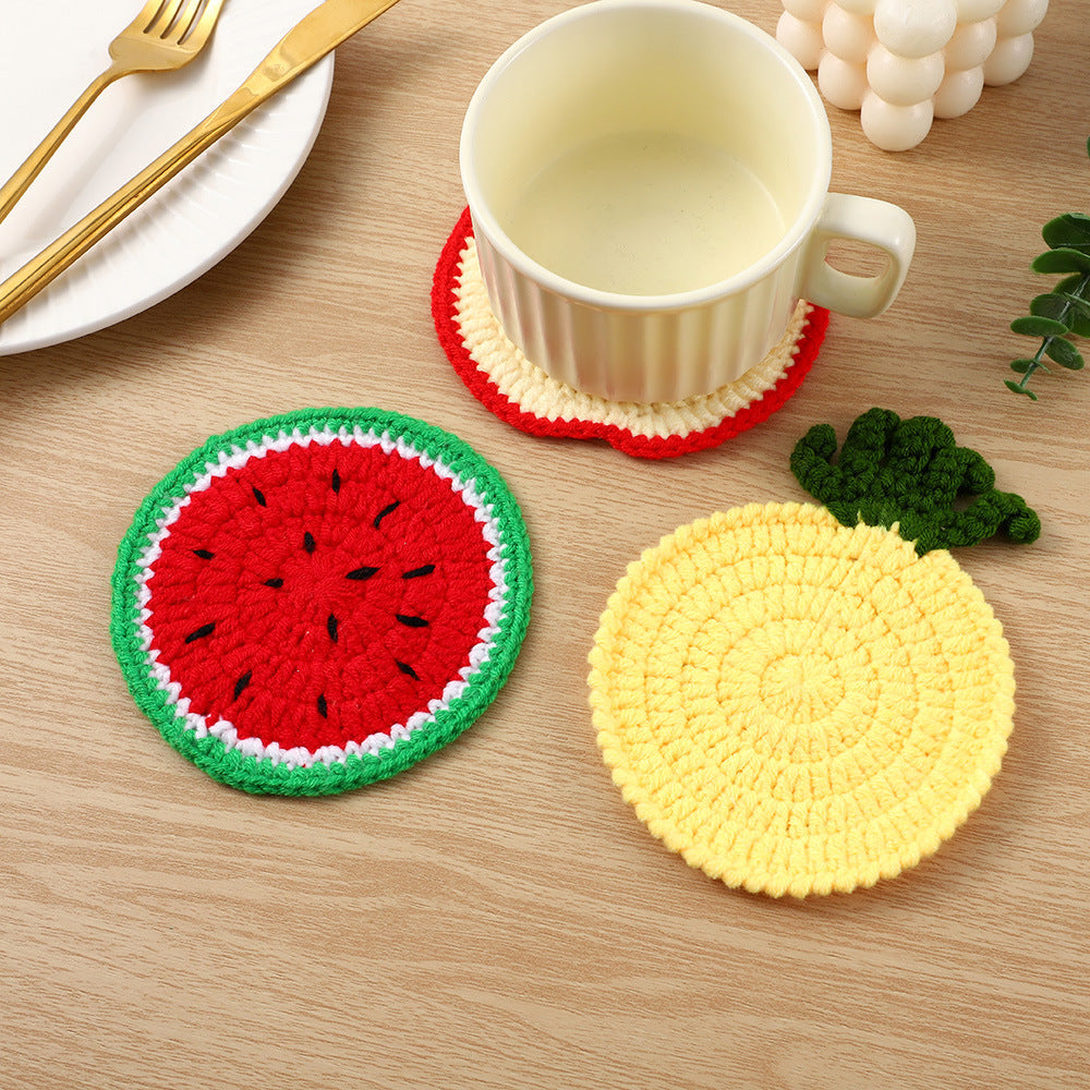 Crochet Fruit Coaster | Kelmera