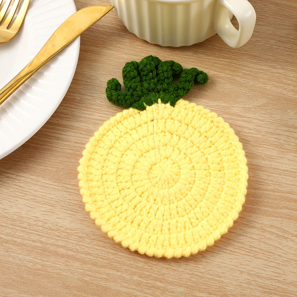 Crochet Fruit Coaster | Kelmera