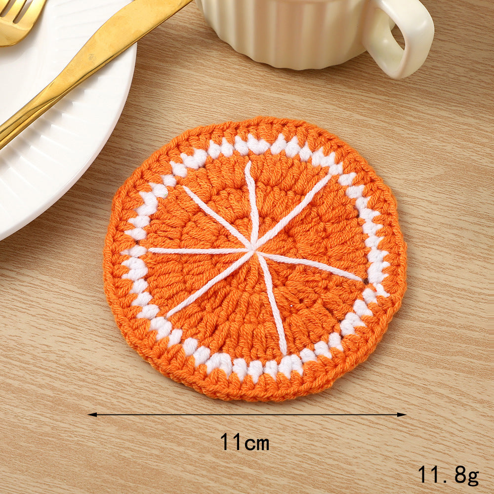 Crochet Fruit Coaster | Kelmera