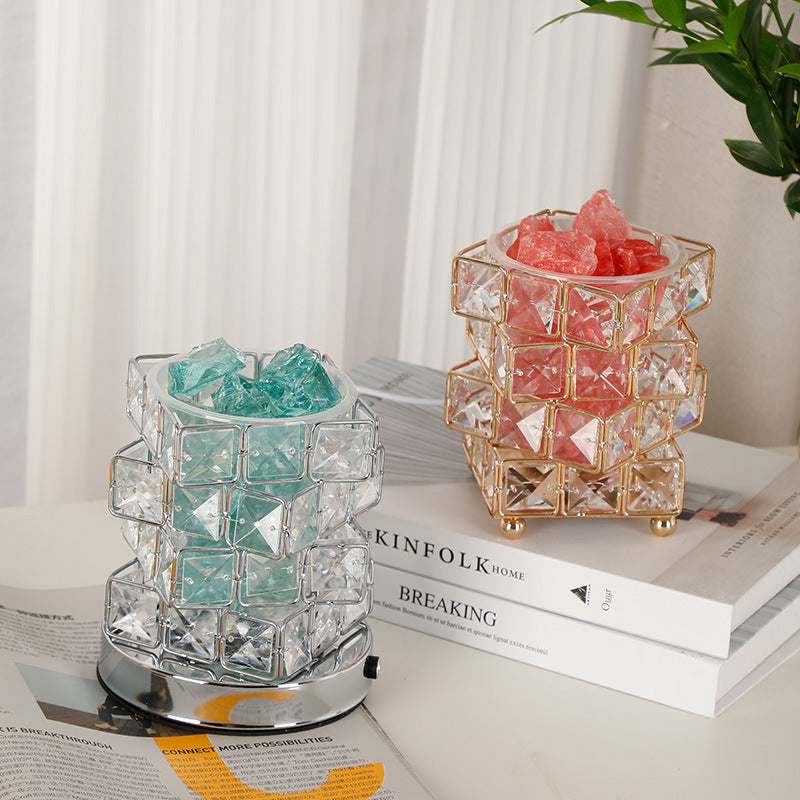 Crystal Mosaic Gem Table Lamp | Kelmera
