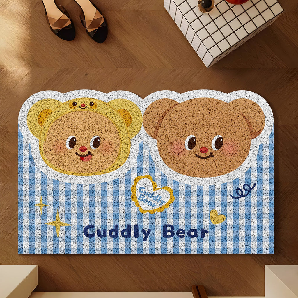 Cuddly Bear-Themed Indoor Area Mat | Kelmera