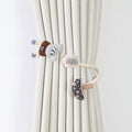 Curtain Holder Mouse Gray Mushroom Chestnut Brown | Kelmera