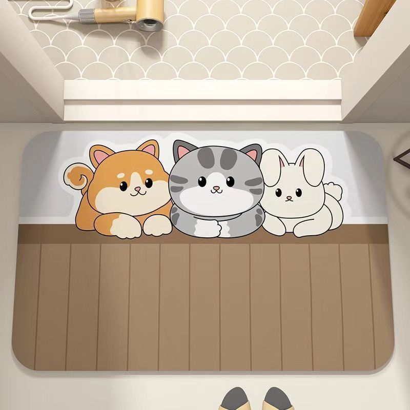 Cute Animal-Themed Floor Mat | Kelmera