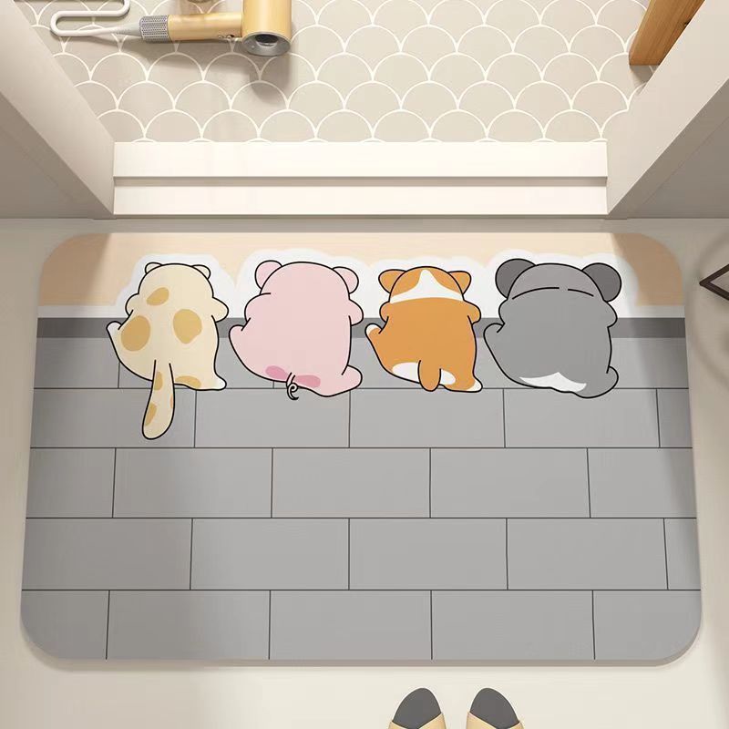 Cute Animal-Themed Plush Area Mat | Kelmera