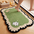 Cute Animal-Themed Plush Bath Mat | Kelmera
