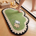 Cute Animal-Themed Plush Bath Mat | Kelmera