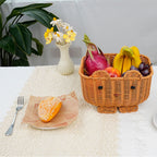 Cute Animal-Themed Woven Storage Basket | Kelmera