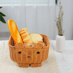 Cute Animal-Themed Woven Storage Basket | Kelmera